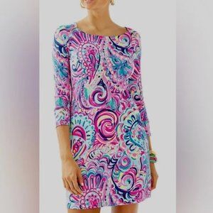 Lilly Pulitzer Sophie Dress‎ UPF 50+ Psychedelic Sunshine Medium M